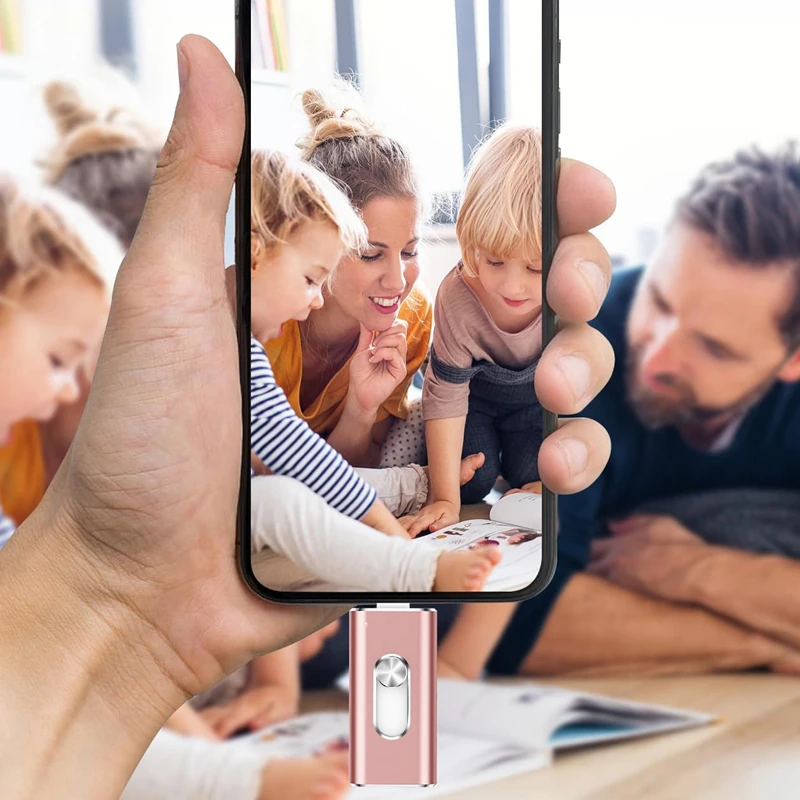 iStore Pro™ – 4-in-1 USB Stick voor iPhone & Android