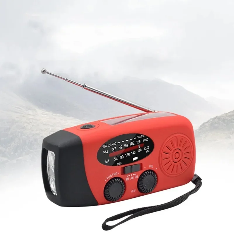 Noodradio Met Handcrank En Zonne-energie