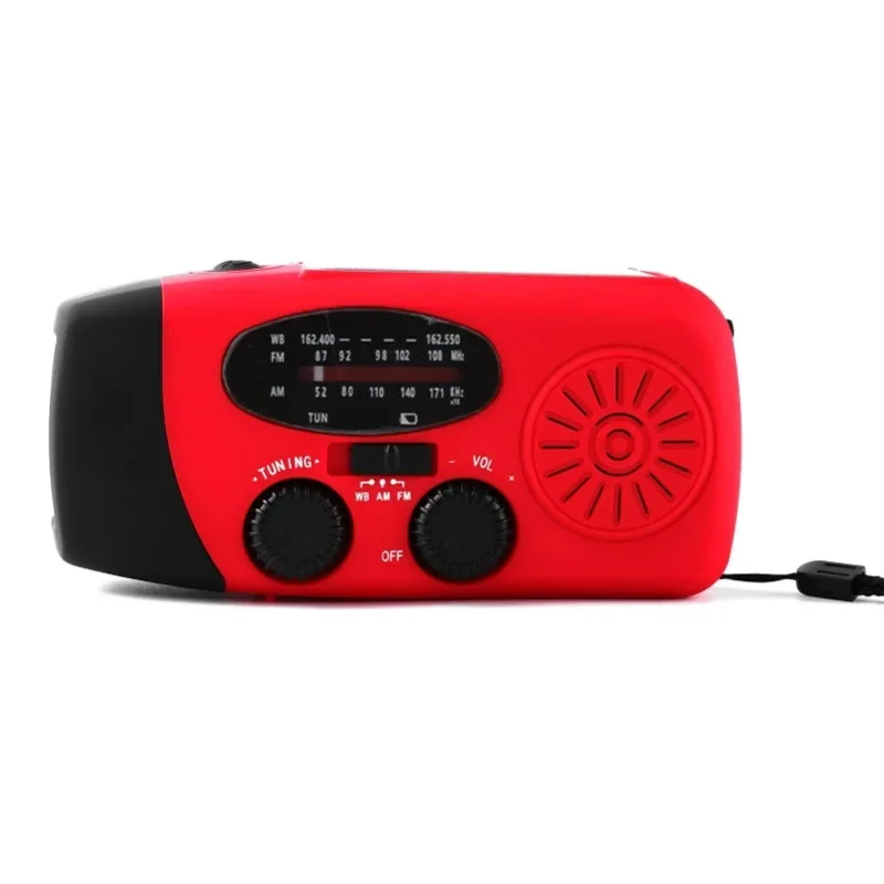 Noodradio Met Handcrank En Zonne-energie